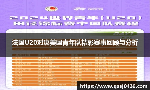 法国U20对决美国青年队精彩赛事回顾与分析